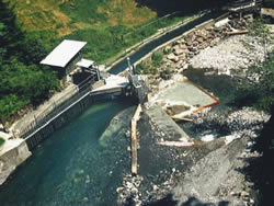 Fassung Kraftwerk Tobel, Mels